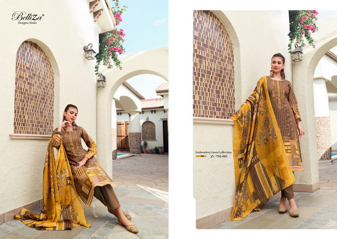 Shaheena By Belliza Readymade Printed Suits Catalog
